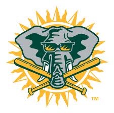 Oakland Athletics sun logos