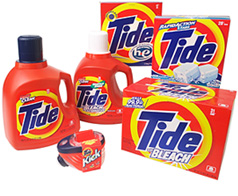 Tide detergent sun logo